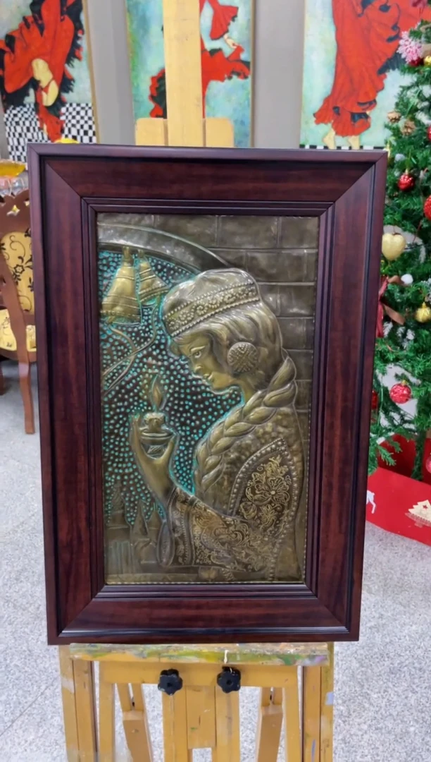 【闪购商品】俄罗斯铜版画《》39*59外