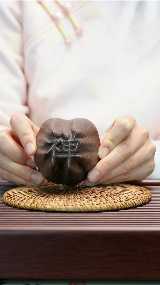 紫砂茶盏禅意杯  100cc