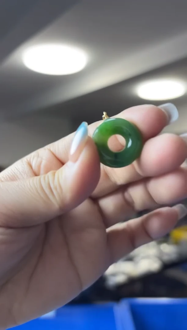 颈饰银S925镶嵌和田玉（多样性发一件）