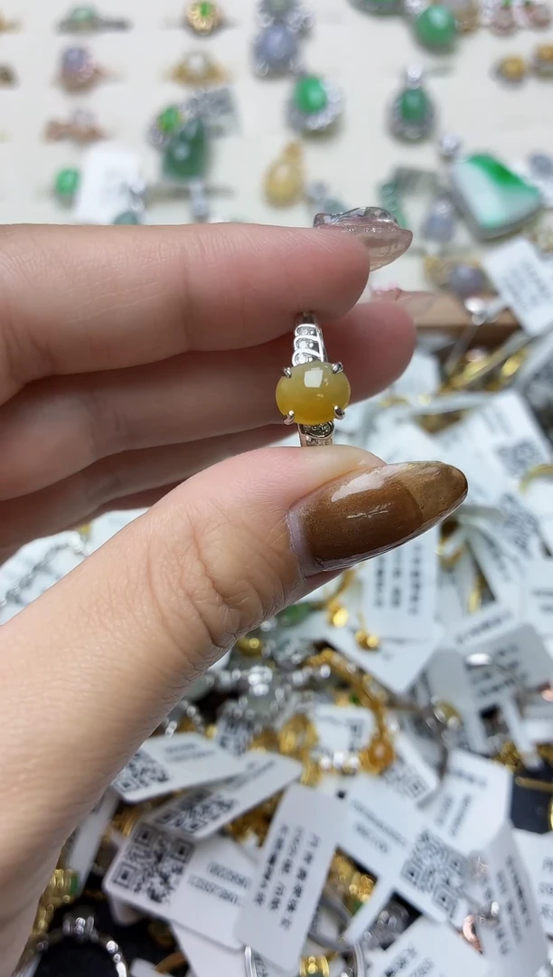 颈饰银S925镶嵌翡翠11111111