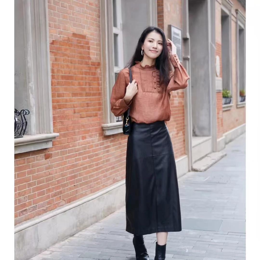 特！版衣气质黑色半裙 款号YP8112