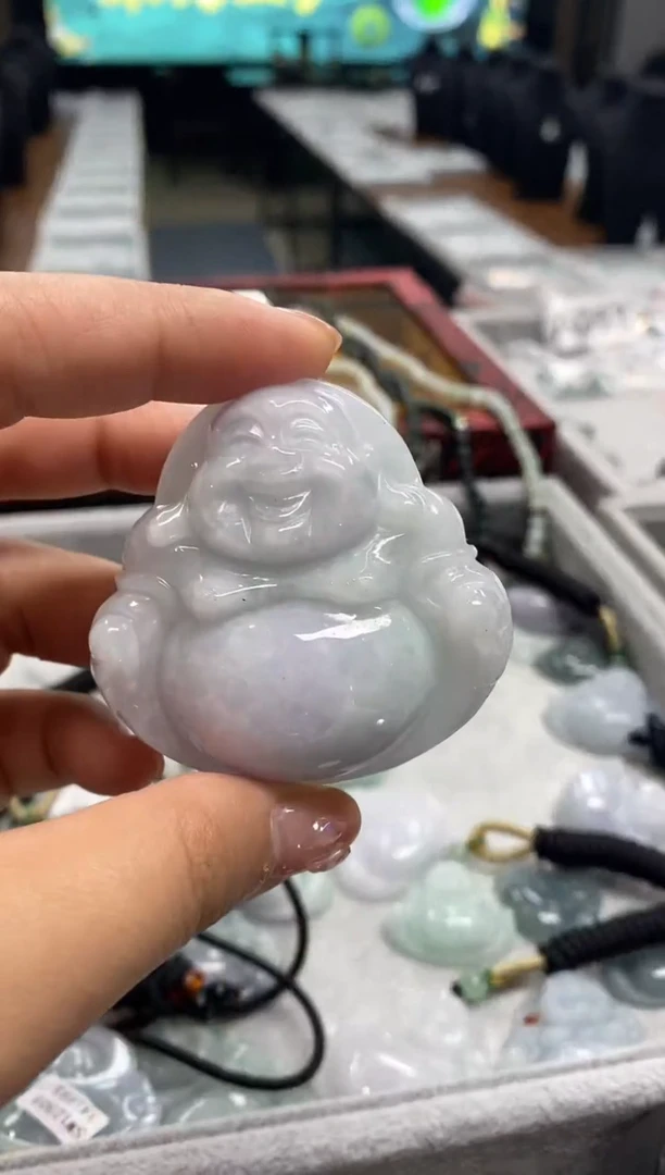 翡翠未镶嵌项链天然缅甸A货翡翠a58