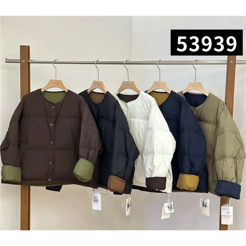 25冬新款韩版宽松休闲百搭立领面包外套女时尚上衣53939TY