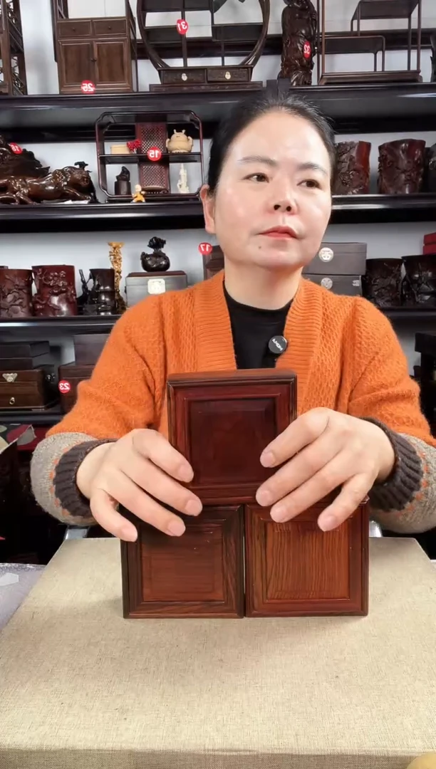 木3个2198老李红木工艺品