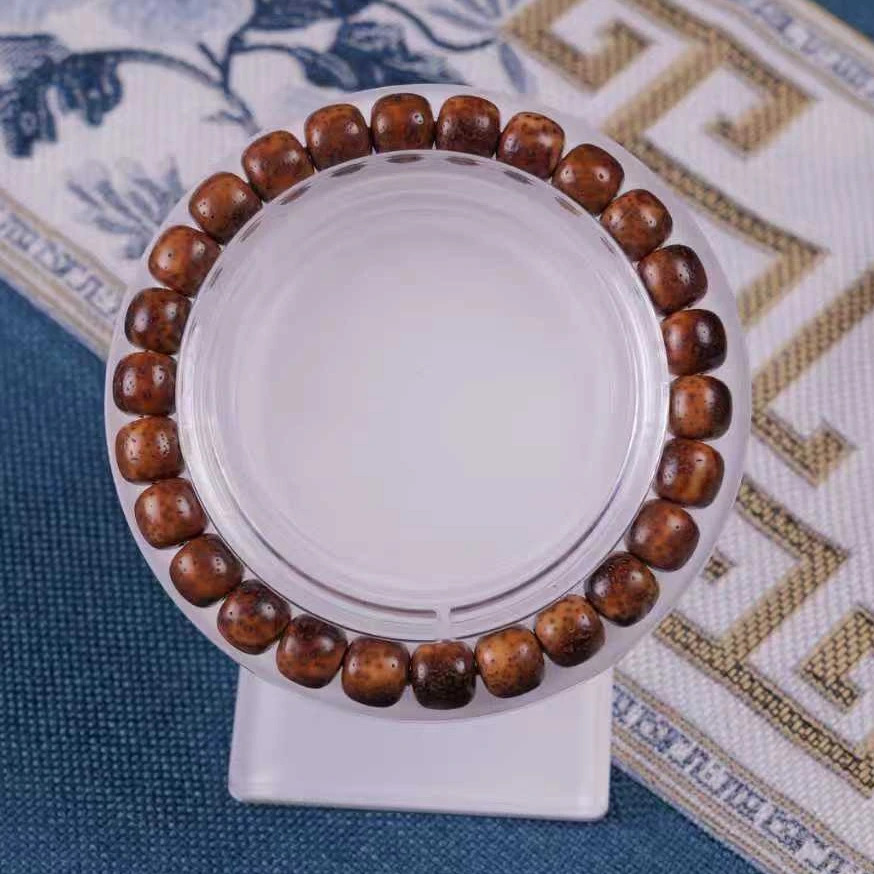 精选海南原生态虎皮星月菩提9*8