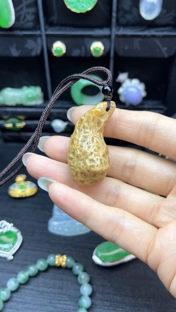 未镶嵌颈饰玛瑙/玉髓吊坠