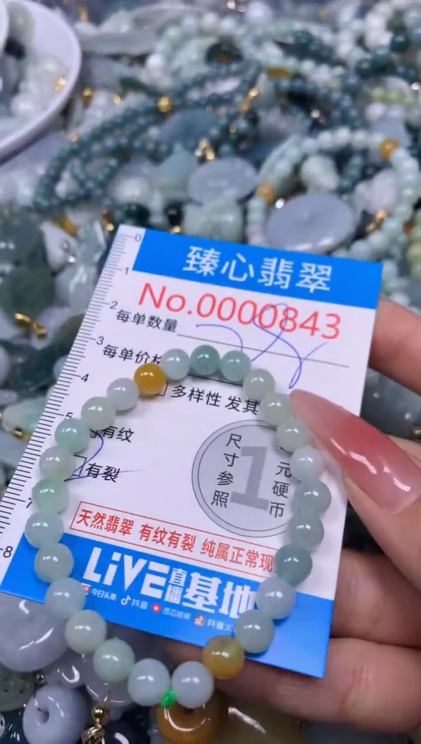 【闪购商品】翡翠颈饰未镶嵌含绳000843