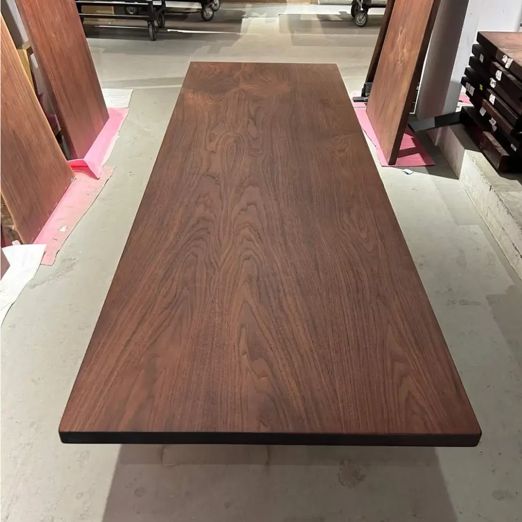 三拼 北美黑胡桃实木大板 全方边 276*92*4.4