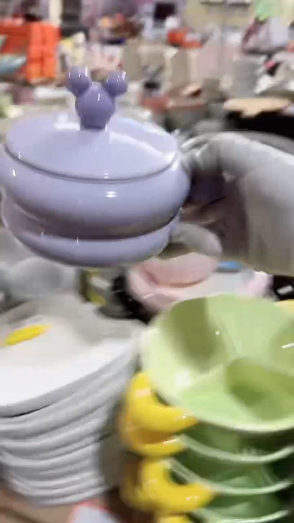 陶瓷带盖 微瑕凑满20元包邮
