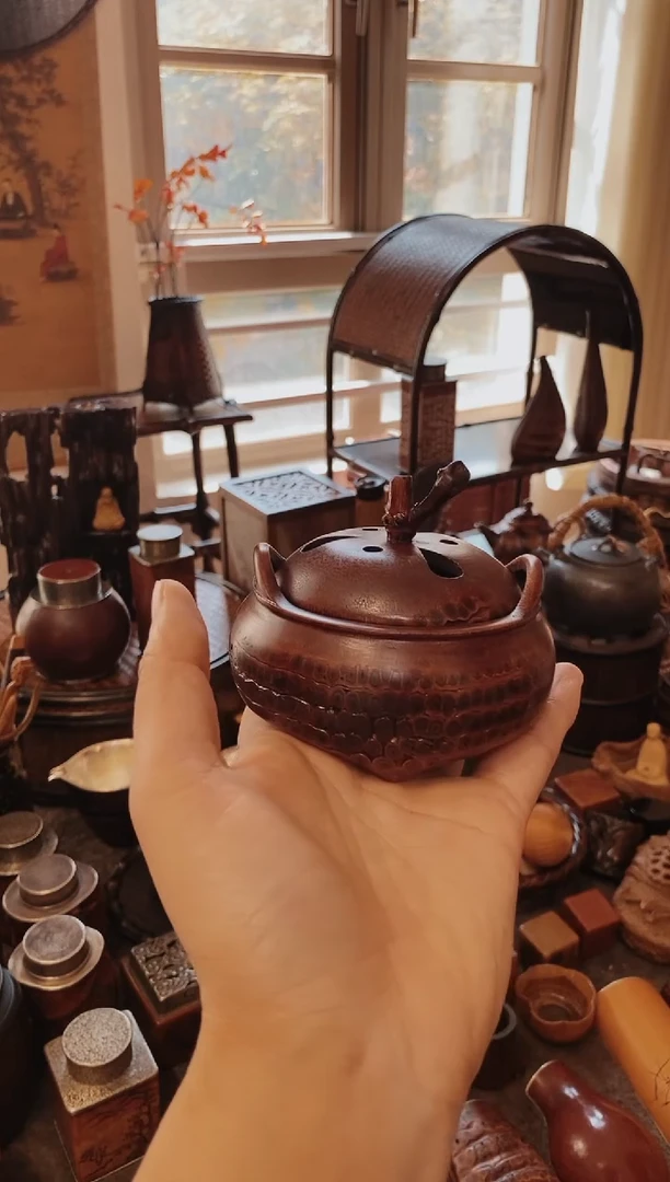 茶**气竹根精品款式香炉