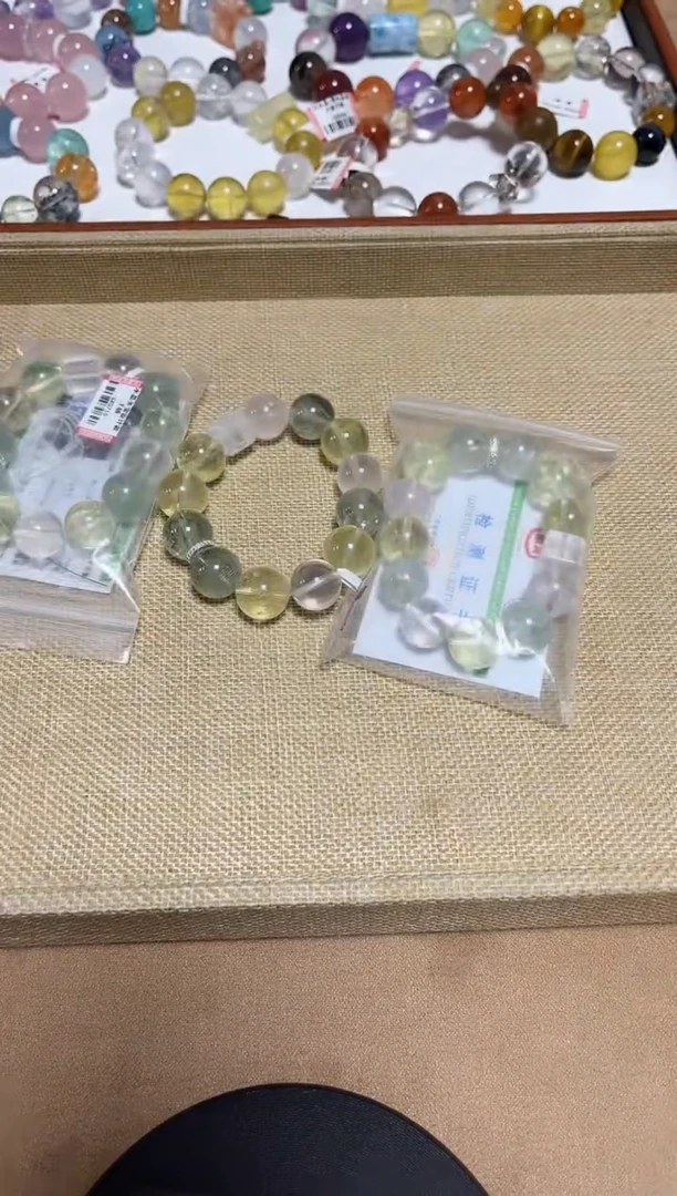 未镶嵌手链水晶21-14黄水晶设计款手链多样性发其一