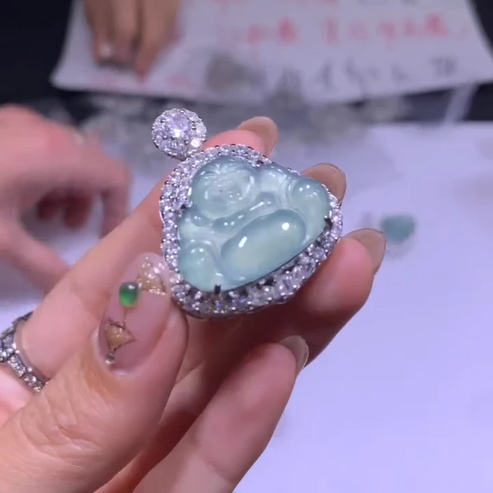 【逍遥严选】天然A货翡翠佛公吊坠*786/4972/多样性发/1件