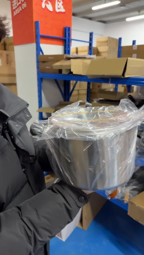 铁柳 不锈钢双锅22cm（深型）