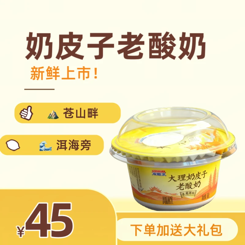 【新品！！】奶皮子老酸奶*10盒