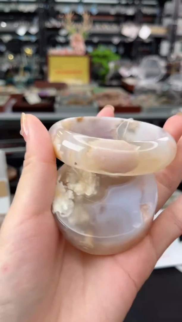 【闪购商品】石英质玉手镯未镶嵌57圈口（不退不换）1680891