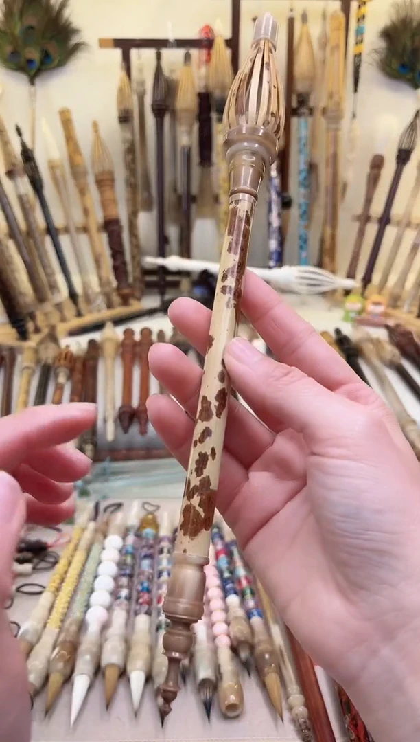 【清水试笔，拒绝蘸墨】墨琳笔庄毛笔1支仿唐