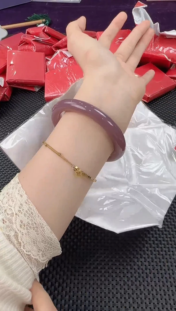 未镶嵌手镯石英质玉圈口61