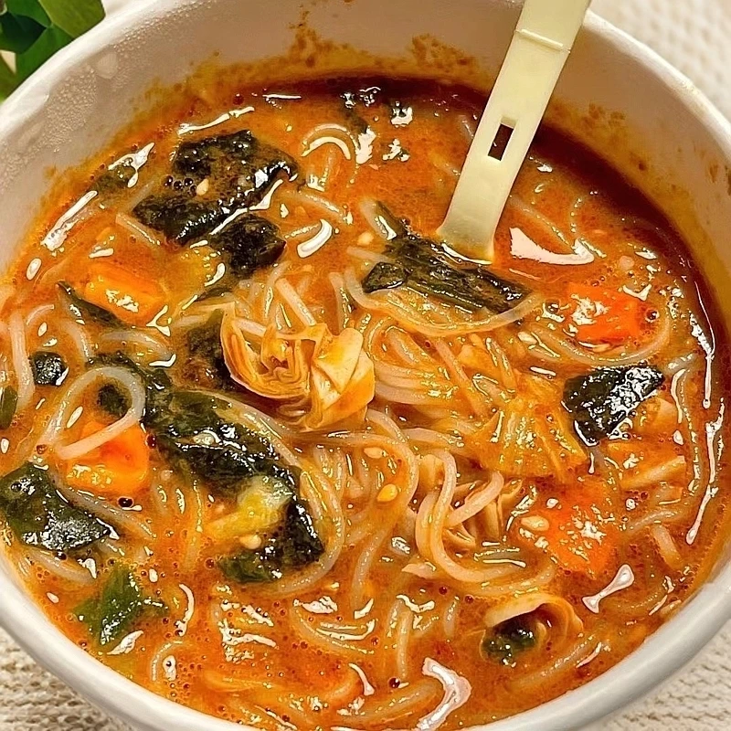 【买一箱发一箱】正宗麻酱米线南阳米线免煮泡面桶装非油炸速食批发