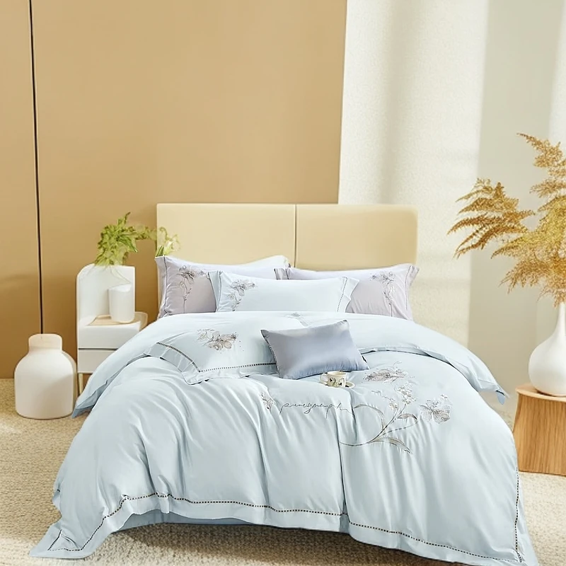 【绣花套件】民光高档中式100支高支高密 简约轻奢丝滑 绣花长绒棉