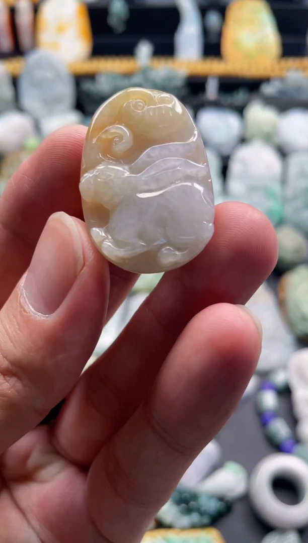 颈饰未镶嵌翡翠天然翡翠a货