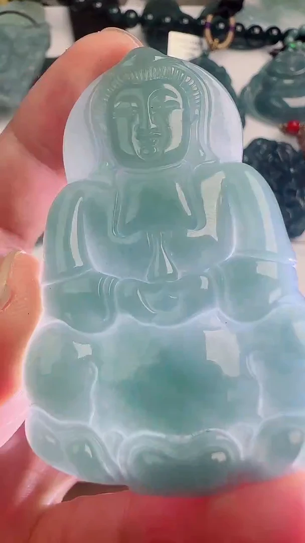 翡翠未镶嵌颈饰多样性随机发其一