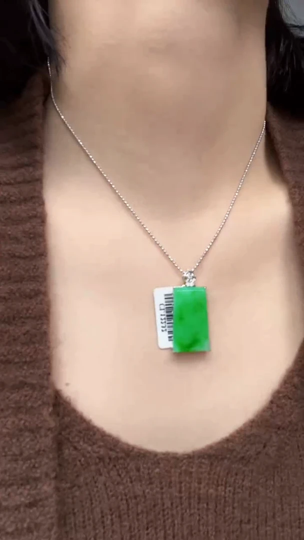 【闪购商品】翡翠颈饰18K金镶嵌我