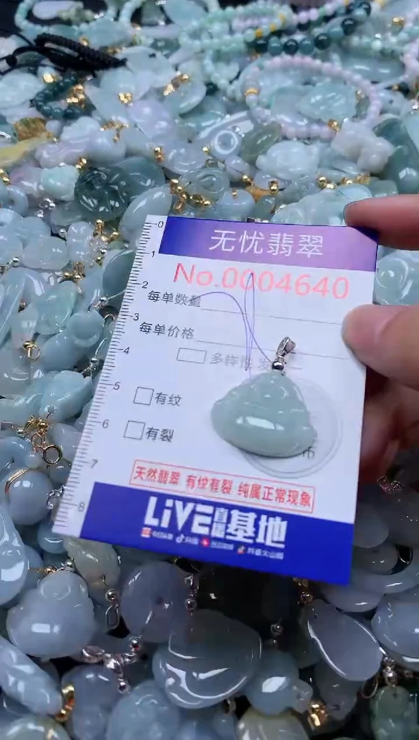 翡翠未镶嵌吊坠(不含链)4640