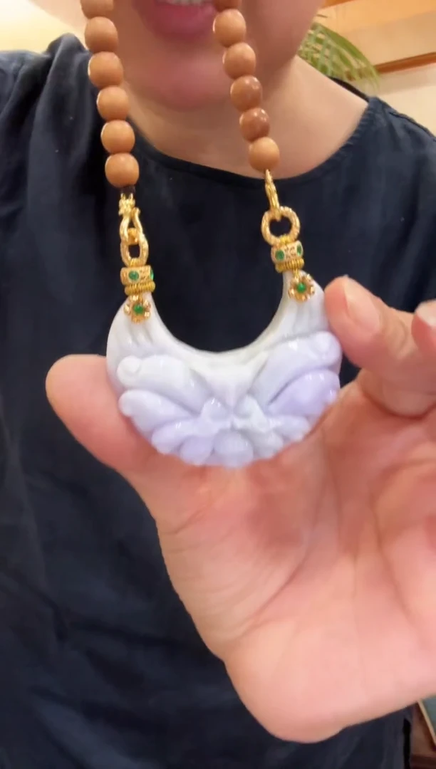 颈饰未镶嵌翡翠国风