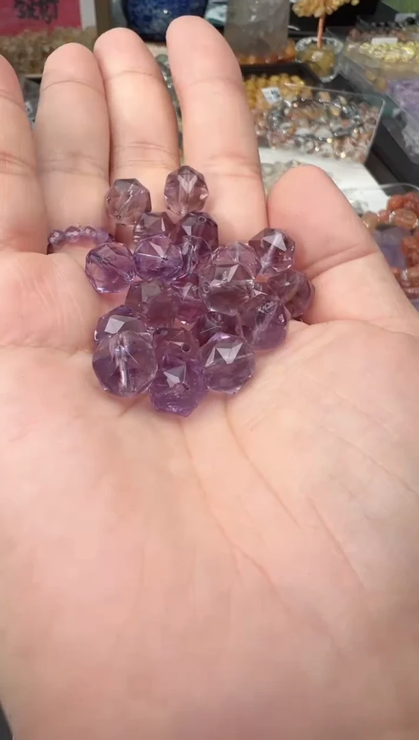 未镶嵌颈饰水晶70a多样性发其一/6.4/1个