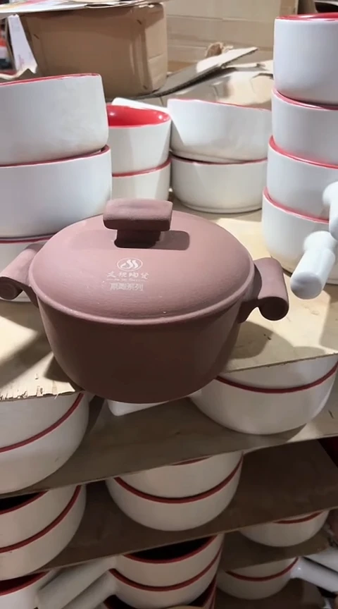 瑕疵1.8弯耳原陶带盖