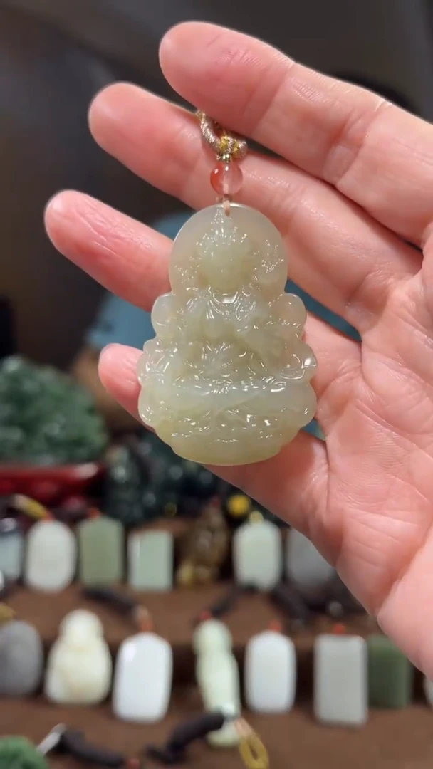 吊坠(不含链)未镶嵌和田玉·