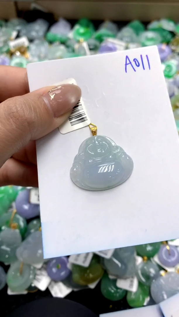【闪购商品】翡翠颈饰18K金镶嵌1111111111111111