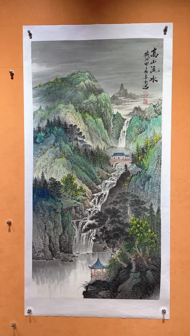 国画刘金玉老师亲笔手绘