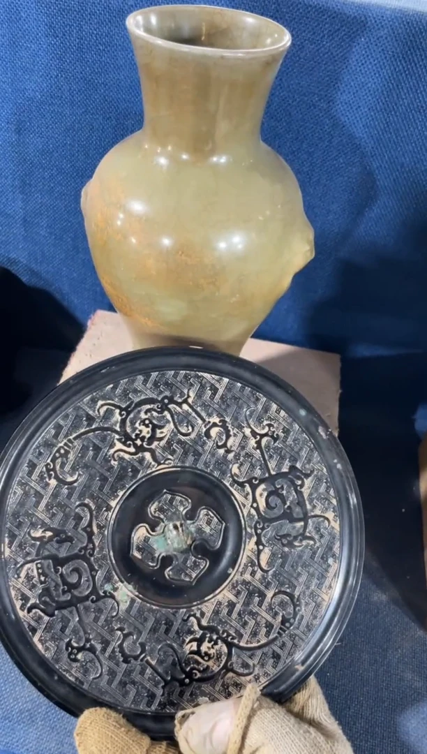 瓷片手工，手绘，瓷器
