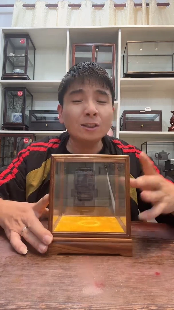 红酸枝木类玻璃罩584