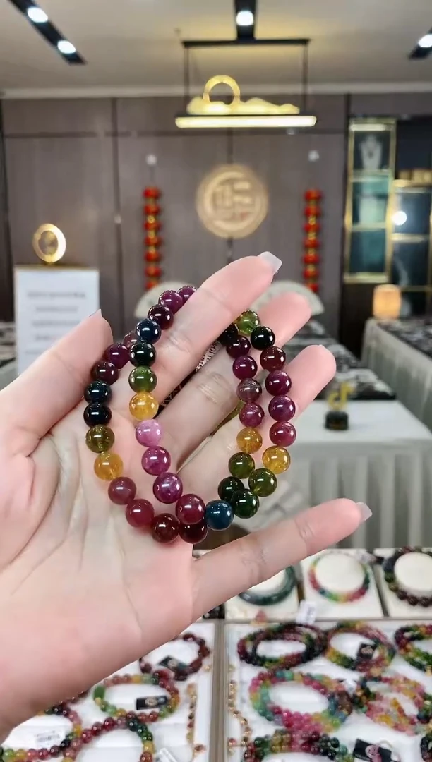 【闪购商品】碧玺单圈手串8mm+未镶嵌（多样性发一条）hon