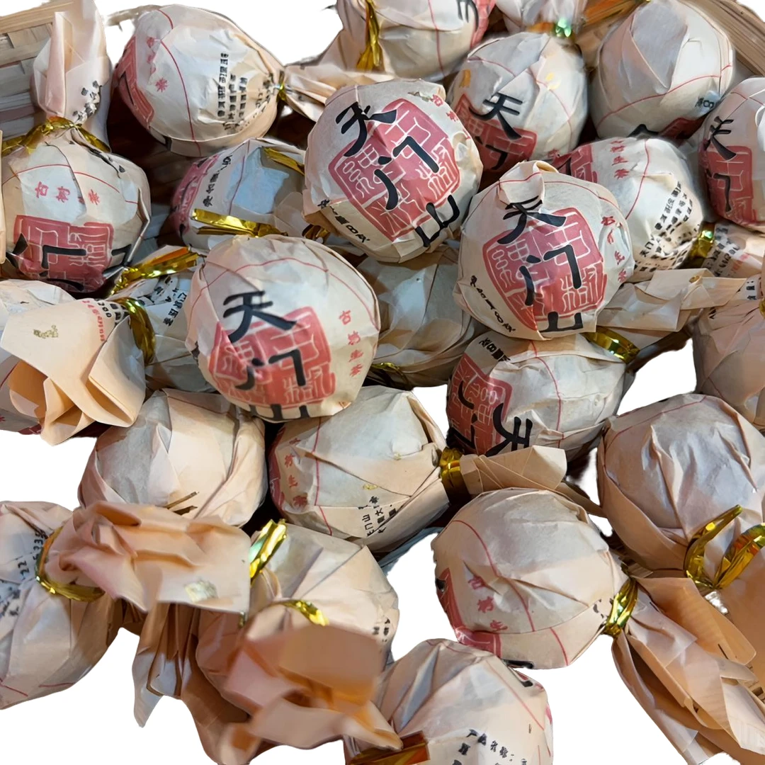 云南普洱茶易武茶区猎茶记4周年天门山古树龙珠生茶