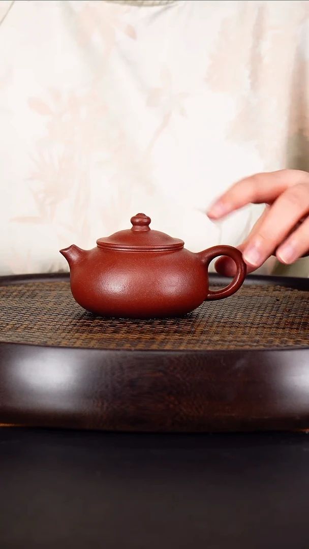 茶壶紫砂成进窑 寒江54 紫泥 160毫升