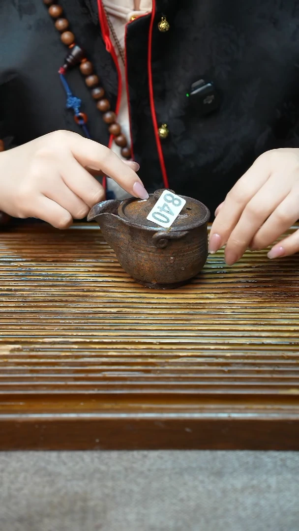 万古烧粗陶手工手做茶具