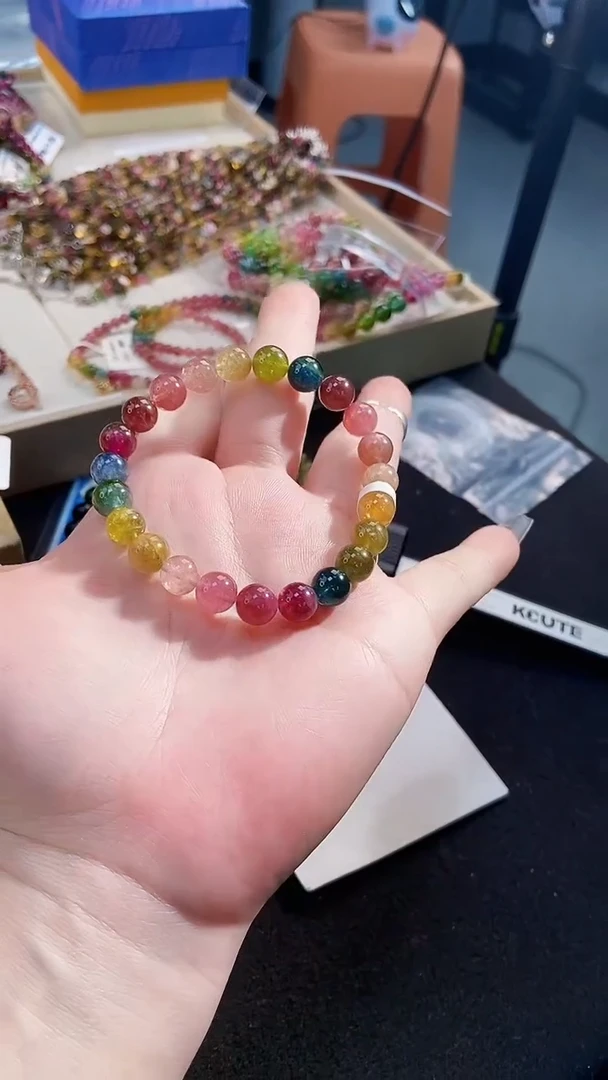 【闪购商品】碧玺手链未镶嵌G2317单圈颜色微差发1