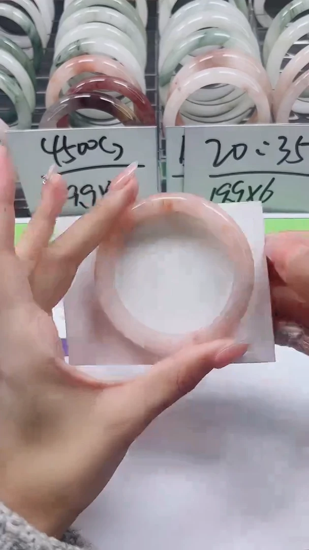 【闪购商品】石英质玉手镯未镶嵌A158-53/54