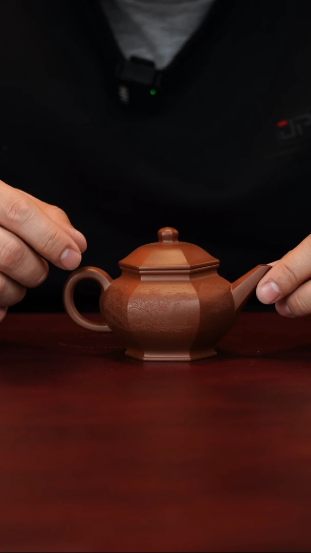 茶壶紫砂卢云霞--手工--水平