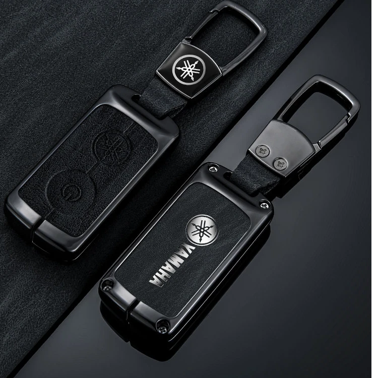 意遇适用【雅马哈】钥匙套摩托车NMAX155 XMAX300YAMAHA高档金属扣