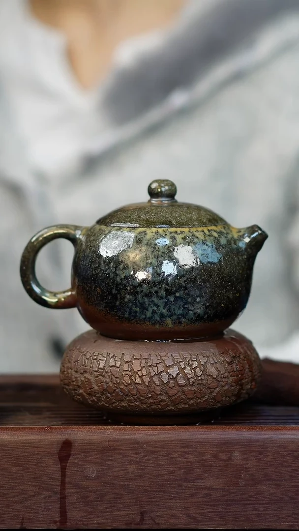 茶壶紫砂柴烧紫砂西施