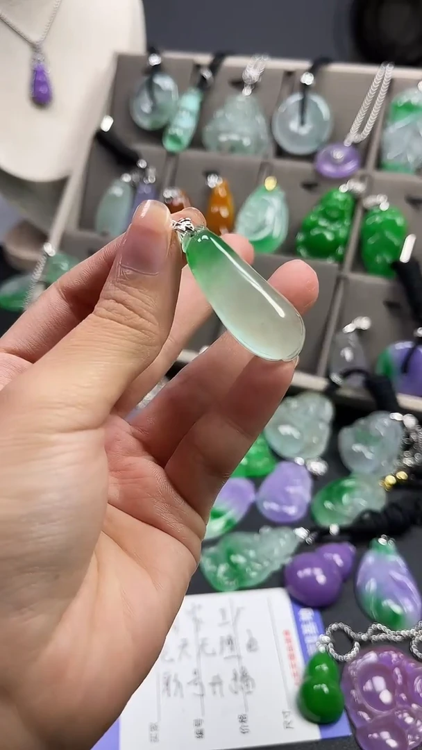 颈饰未镶嵌翡翠  所见即所得 一图一物