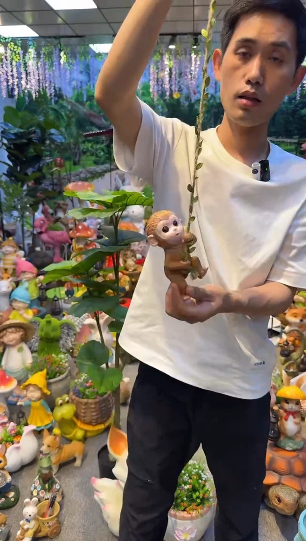 无花朵花园庭院摆件&00&