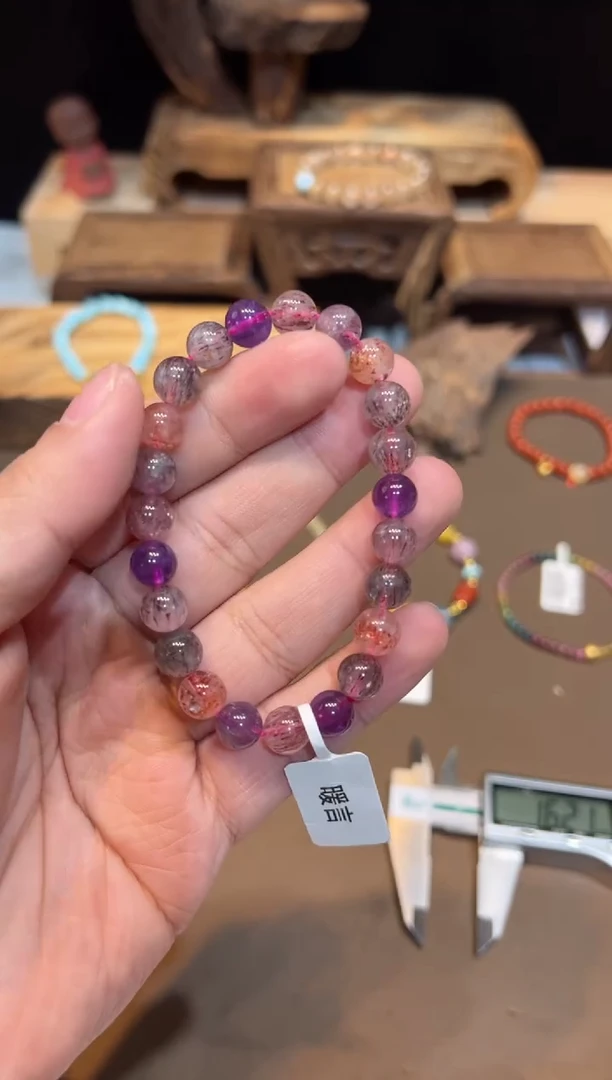 【闪购商品】水晶手链银S925镶嵌手饰@@0787