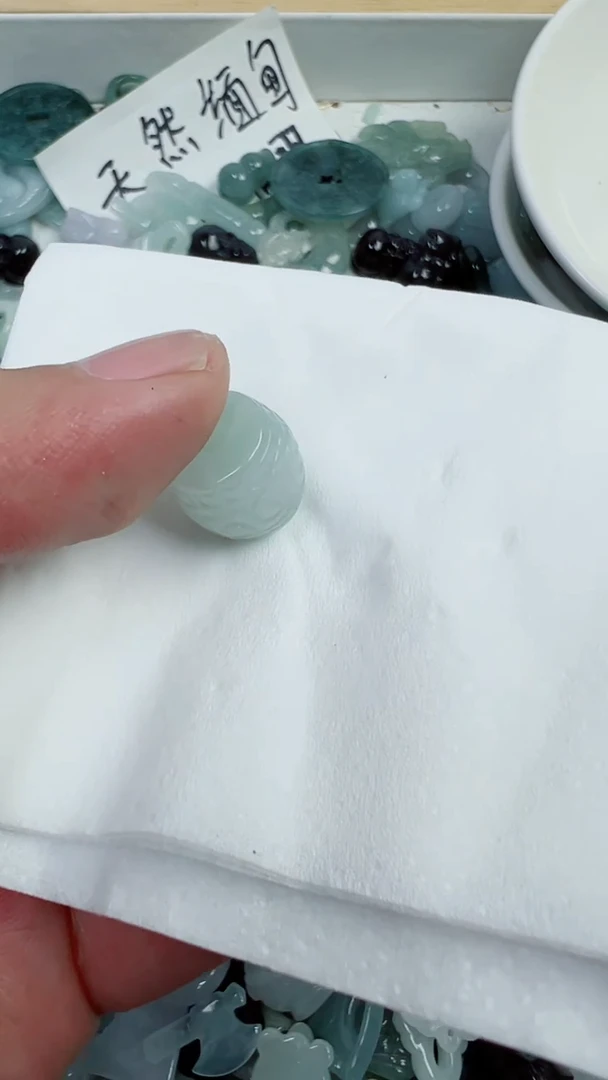 散珠翡翠256号链接，A货翡翠