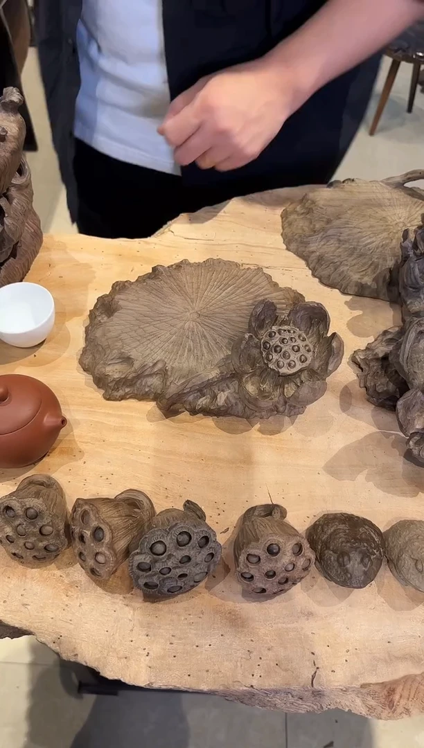 木879号乌木金丝楠壶承