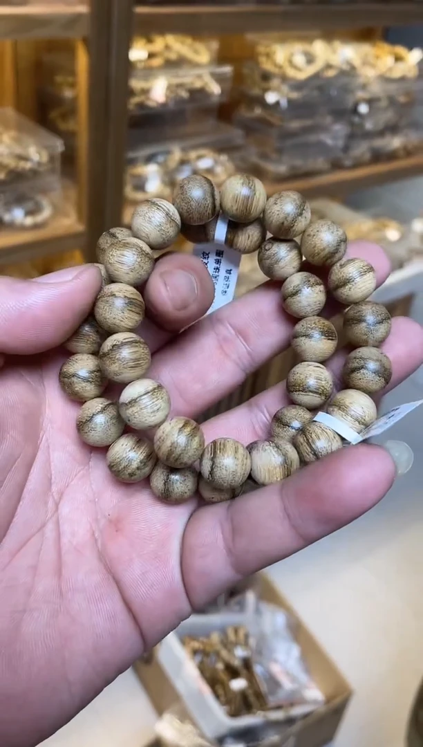 手串沉香达拉干圆珠单圈虎皮纹1.3多样性发其一